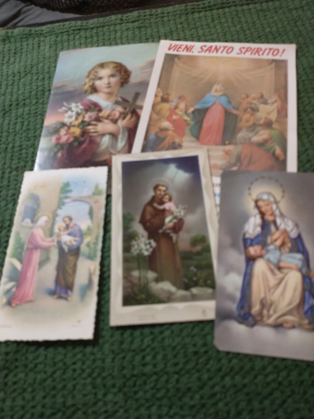 Vintage Religious Prayer Cards and Seals - photo 3