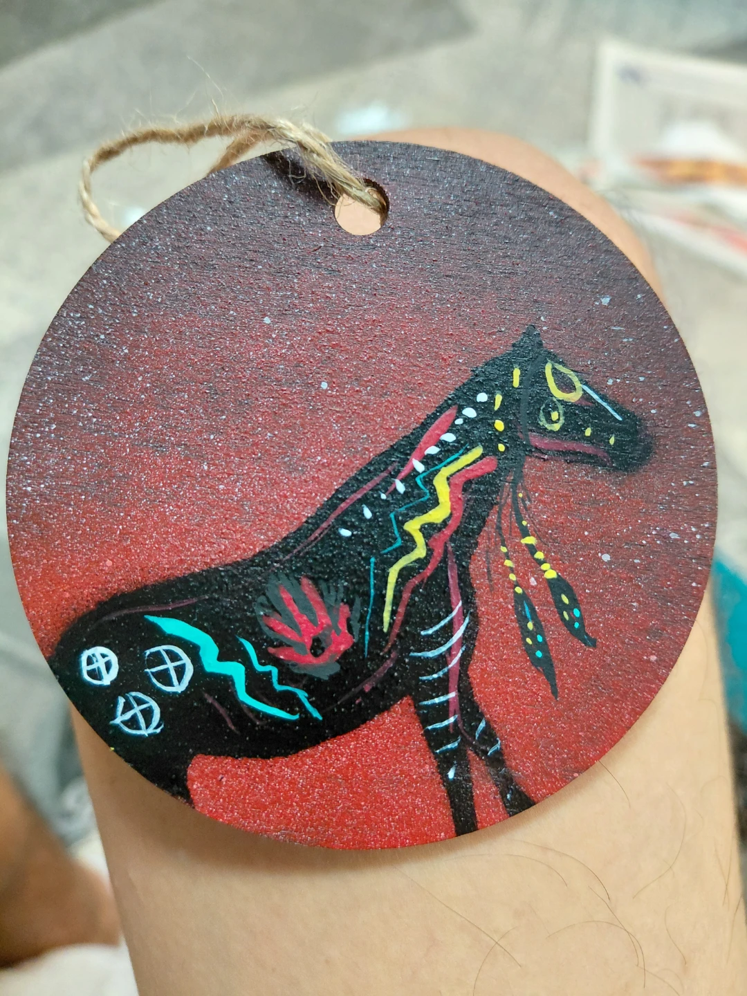 Wooden Horse Ornament - photo 2