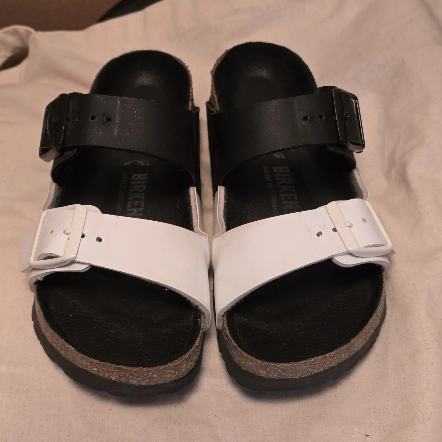 Birkenstock Arizona Split Sandals Black & White - photo 2