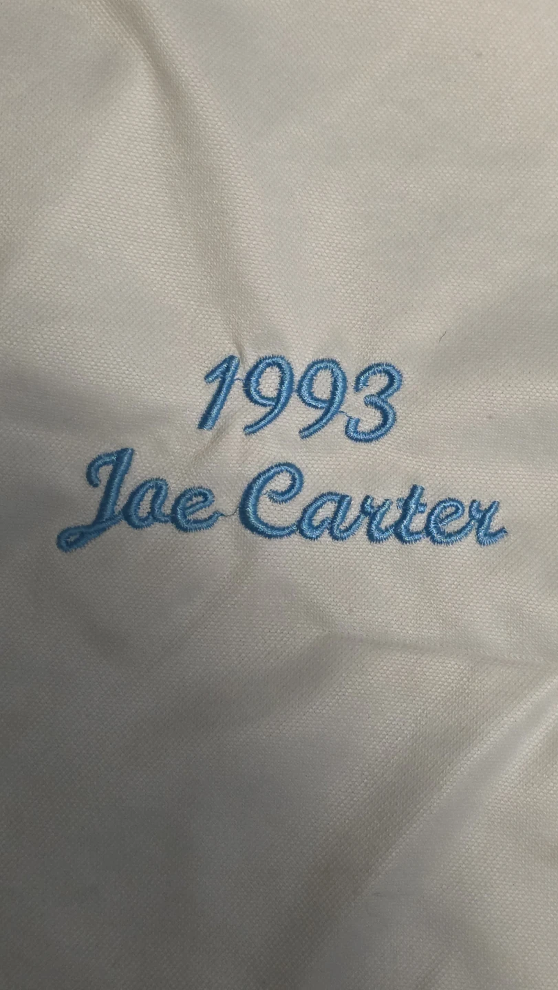 Toronto Blue Jays Joe Carter 1993 World Series Jersey - photo 4