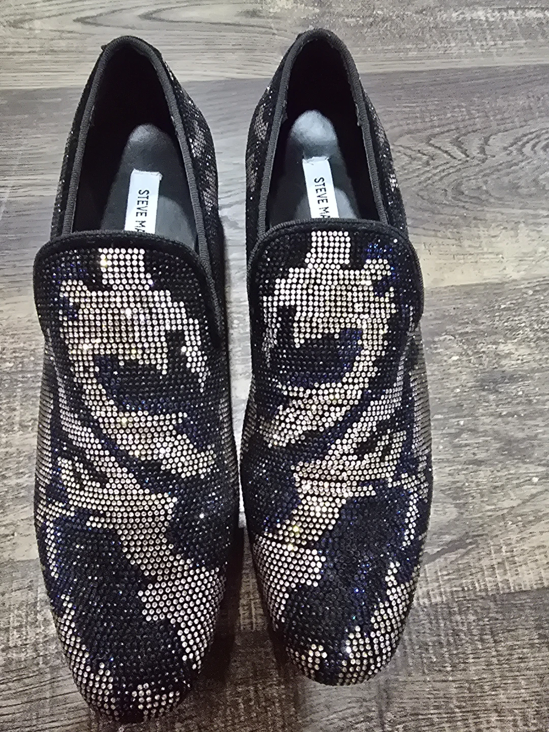 Steve Madden Rhinestone Loafers Size 10.5 - photo 2