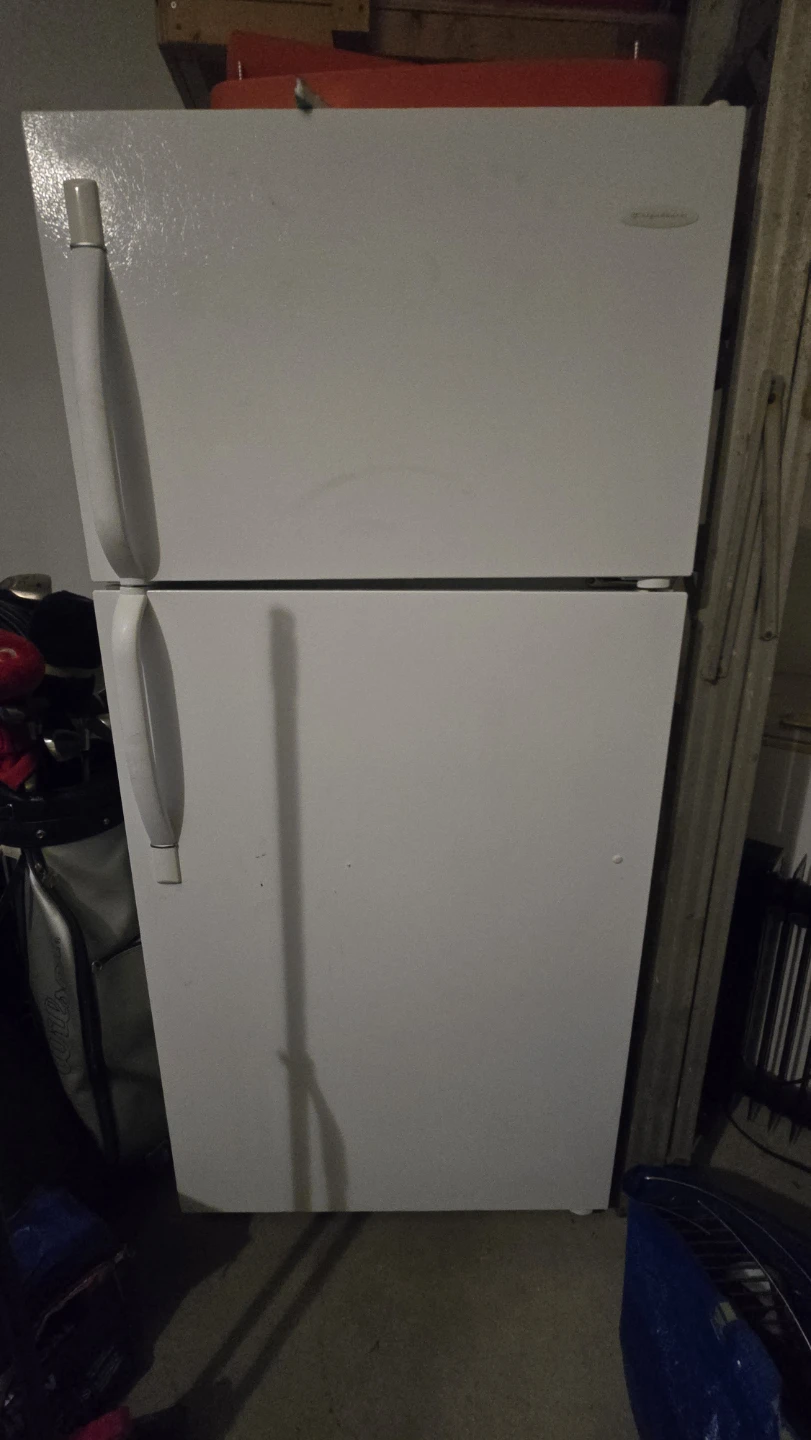 White Top Freezer Refrigerator