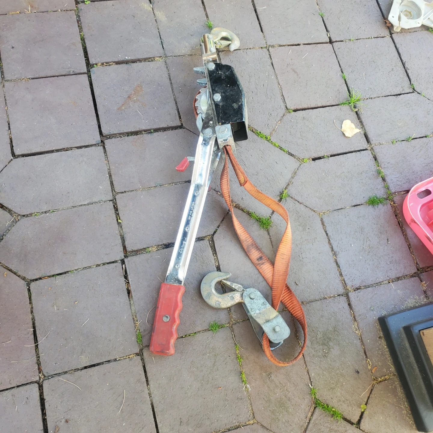 Ratchet Tie Down Strap with Hook - photo 2
