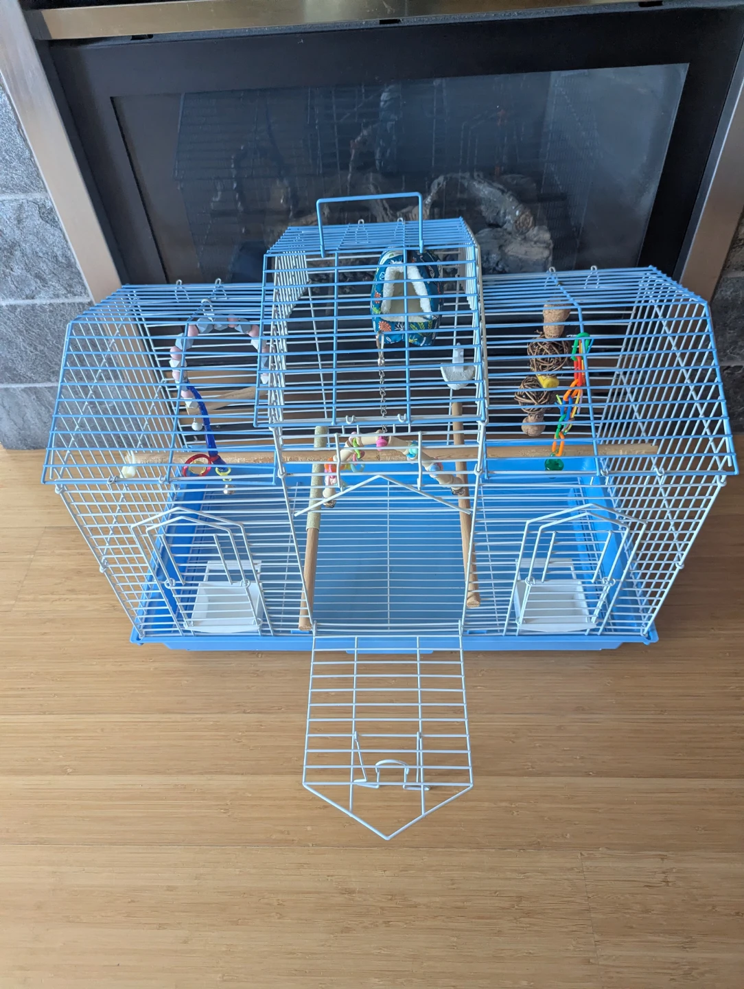 Blue Bird Cage with Accessories - photo 5