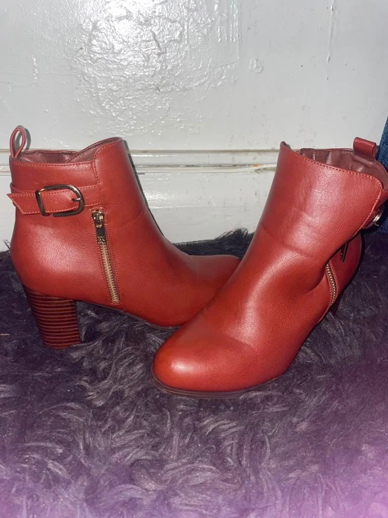 Women's Pink Knee-High Sock Boots - photo 4