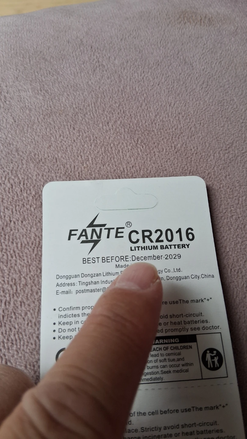 CR2016 x5 pcs coin battery - photo 2
