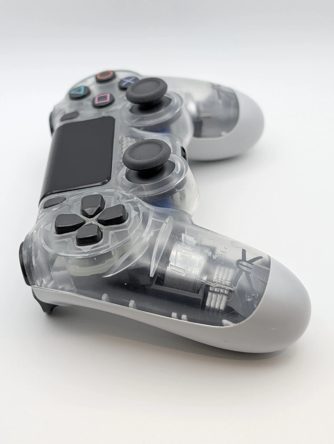 PS4 Controller – Upgraded Anti-Drift TMR (Transparent/white) - photo 2
