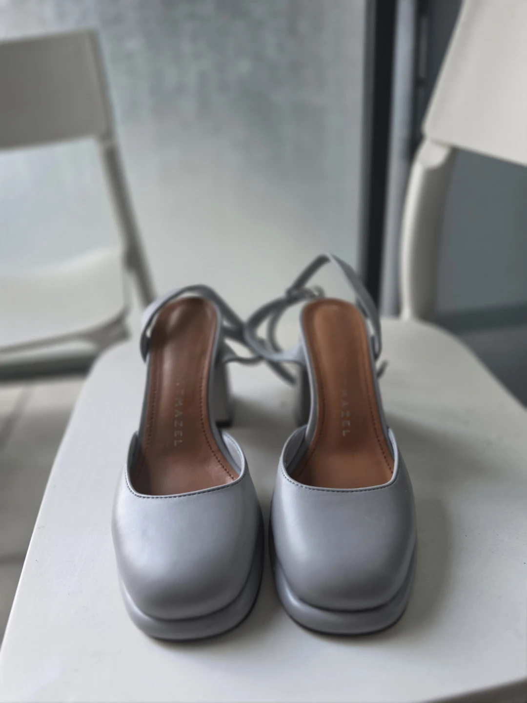 Maryam Nassir Zadeh Grey Mary Janes - photo 2