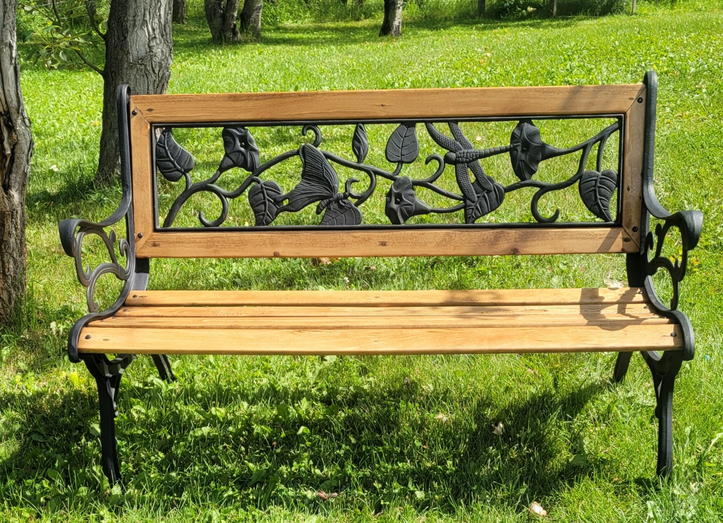 Rebuilt Castiron garden bench