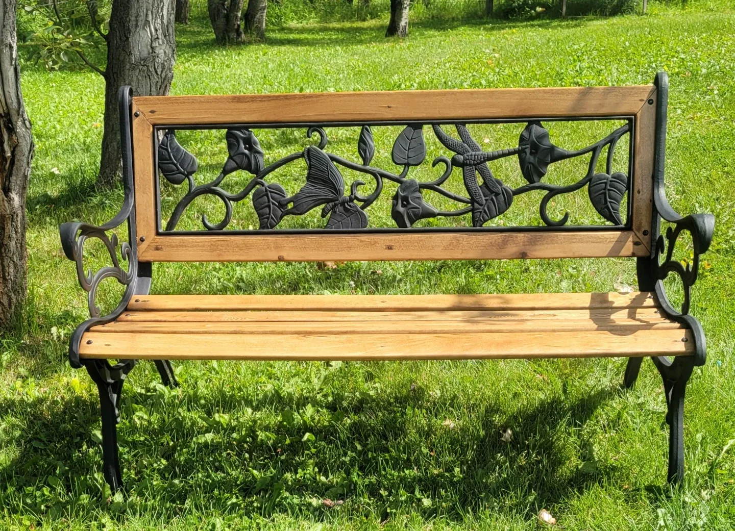 Rebuilt Castiron garden bench