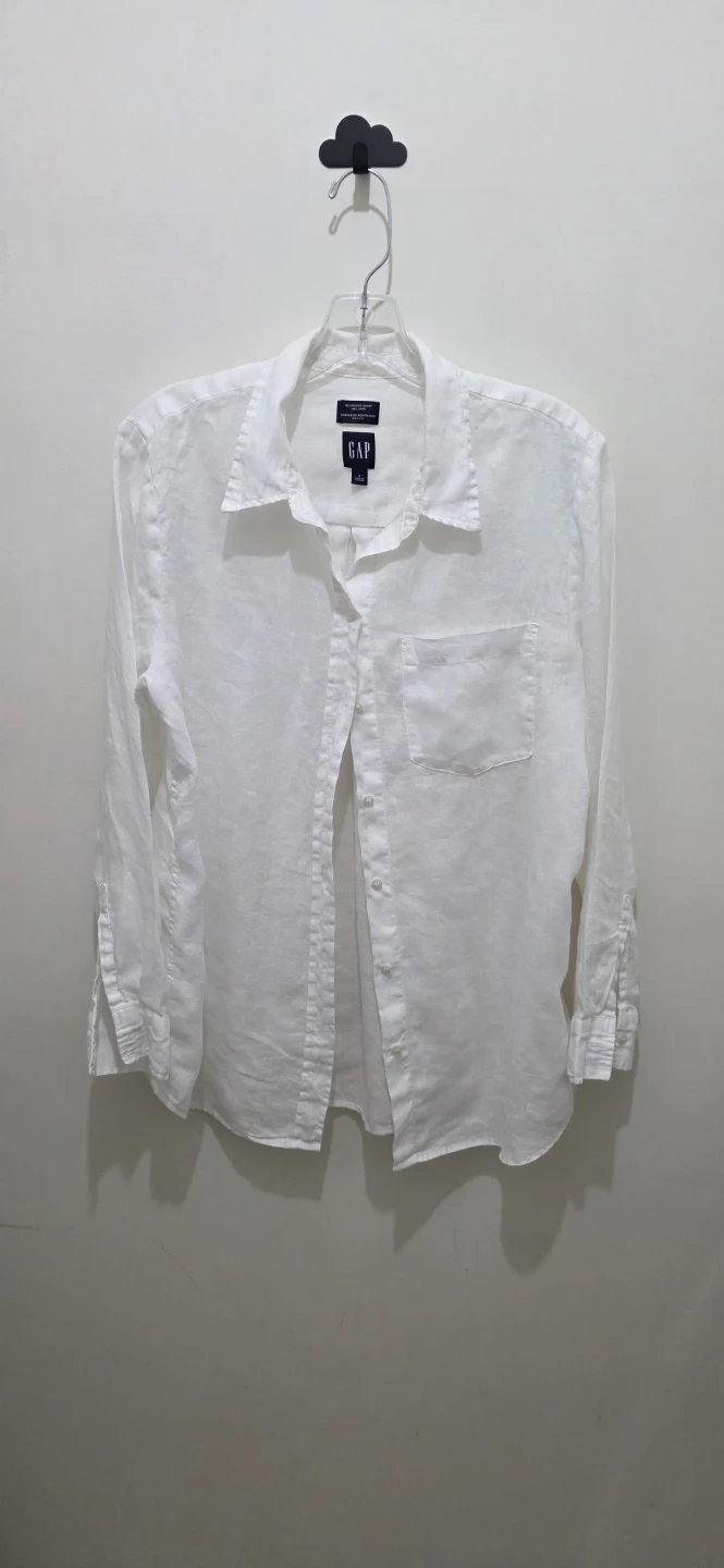 GAP Boyfriend Shirt - 100% Linen M