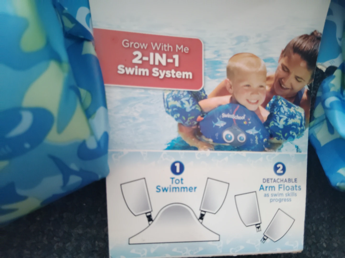 SwimSchool 3D Tot Swimmer 2-in-1 Swim System - photo 2