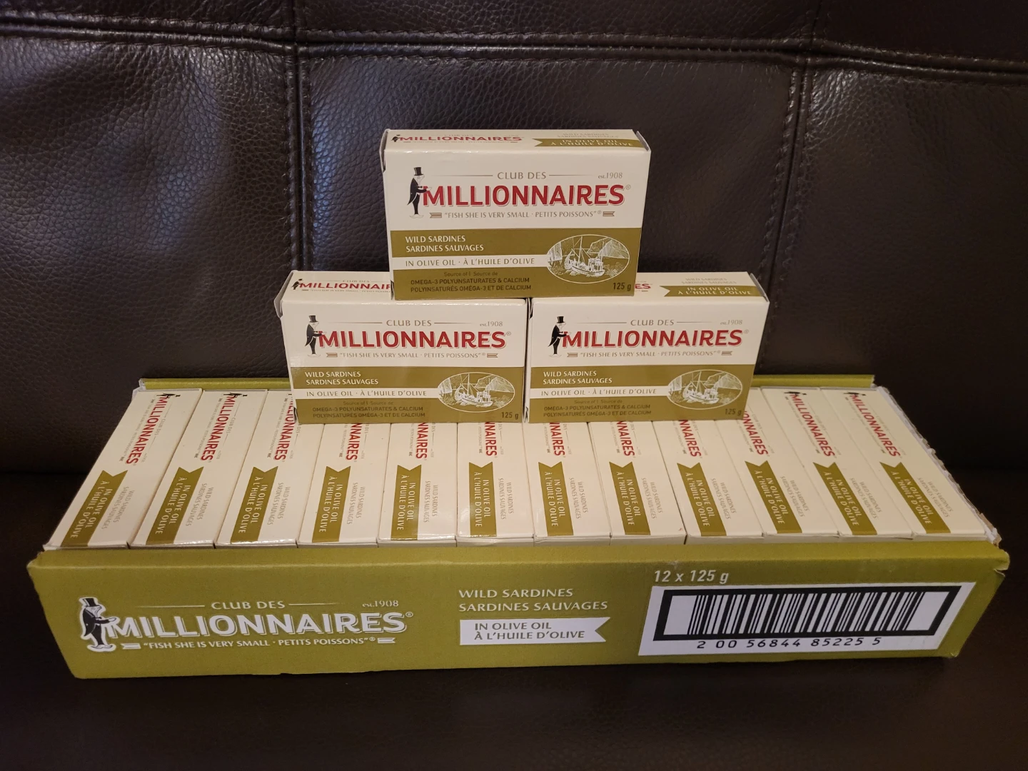X15 Club des Millionnaires Wild Sardines in Olive Oil (125g)