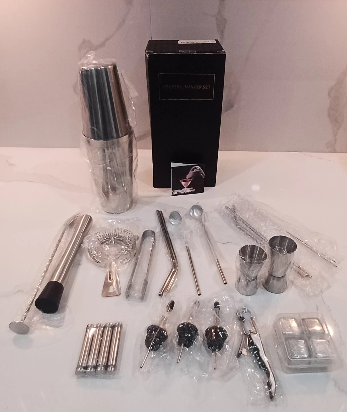 Cocktail Shaker Set - Bar Tool Kit - photo 2
