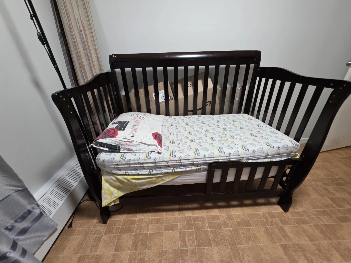 Dark Brown Convertible Crib - photo 2