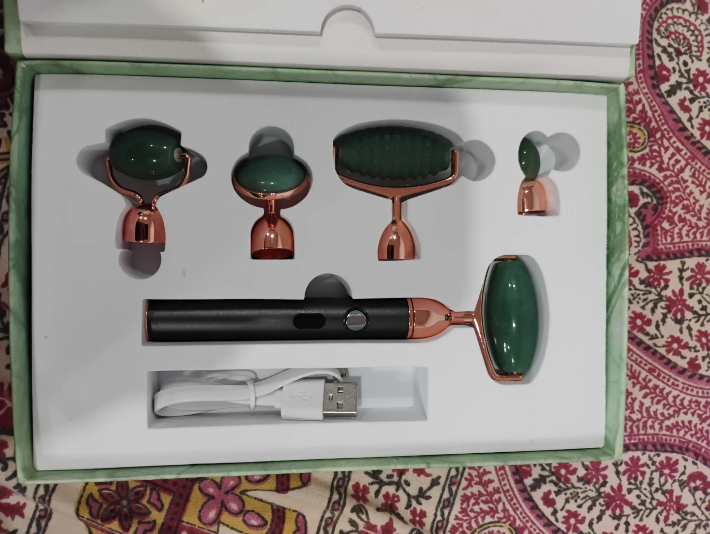 Morning Glowy Beauty Rechargeable Facial Roller Set - photo 2