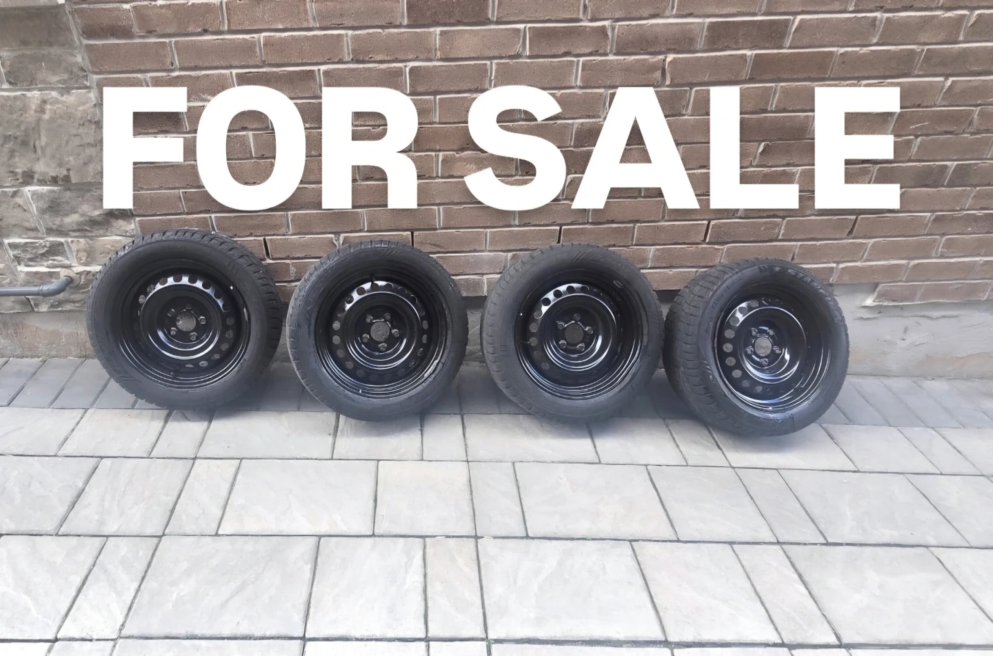Winter tires and steel rims 205/55R16