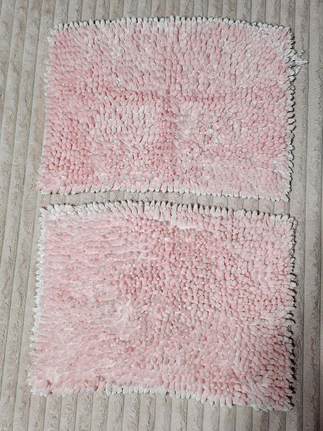 Pink Bath Mats (Set of 2)