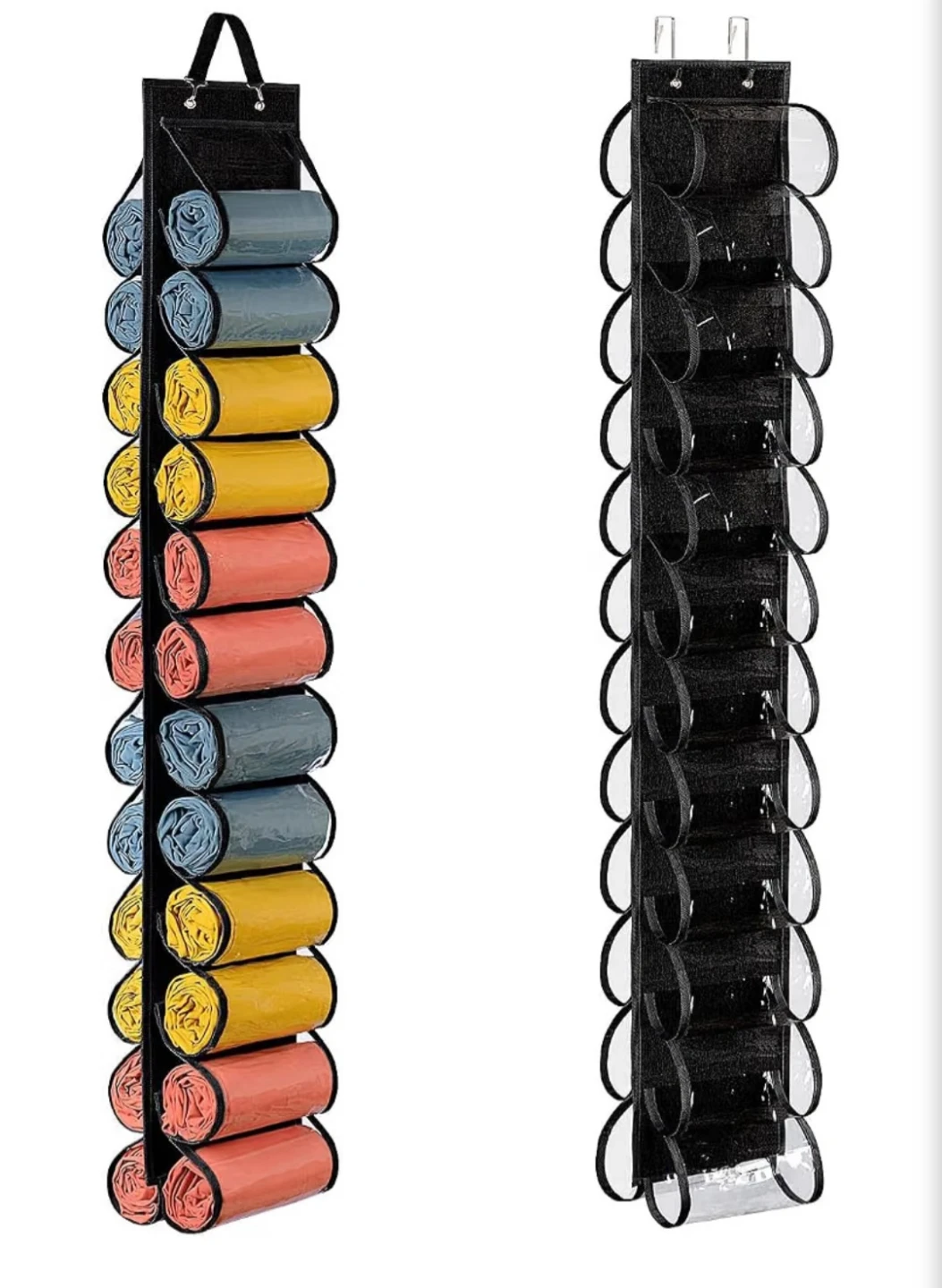 Double-Sided Hanging Organizer of 24 Pockets