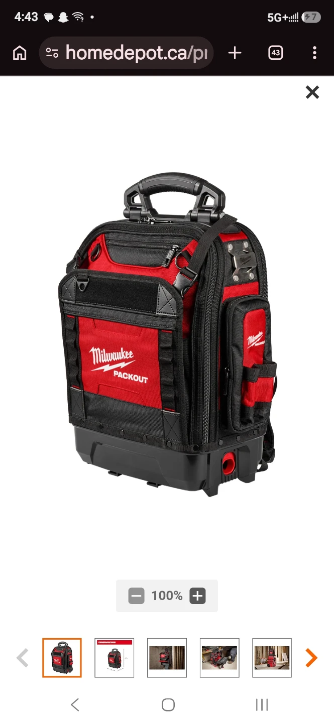 Milwaukee PACKOUT Tool Backpack - photo 4
