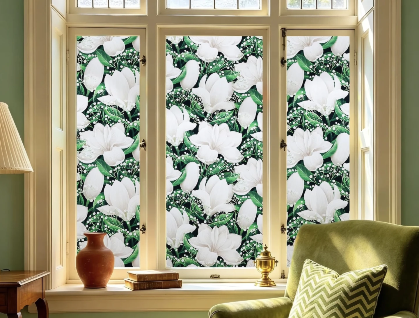 Somwise Frosted Window Privacy Film 17.5"x157"