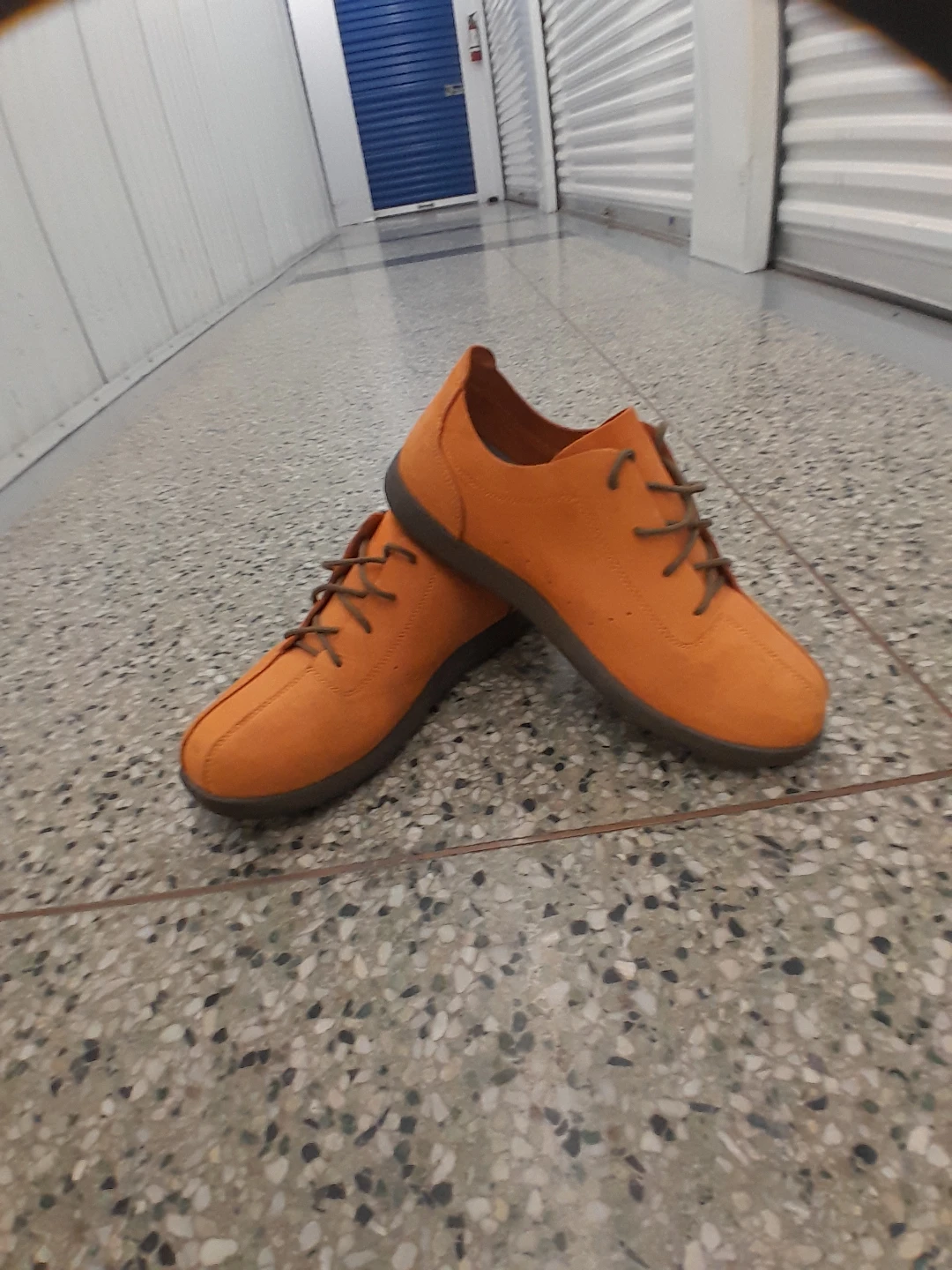 Orange Crocs Lace-Up Shoes Men's Size 13 - photo 4