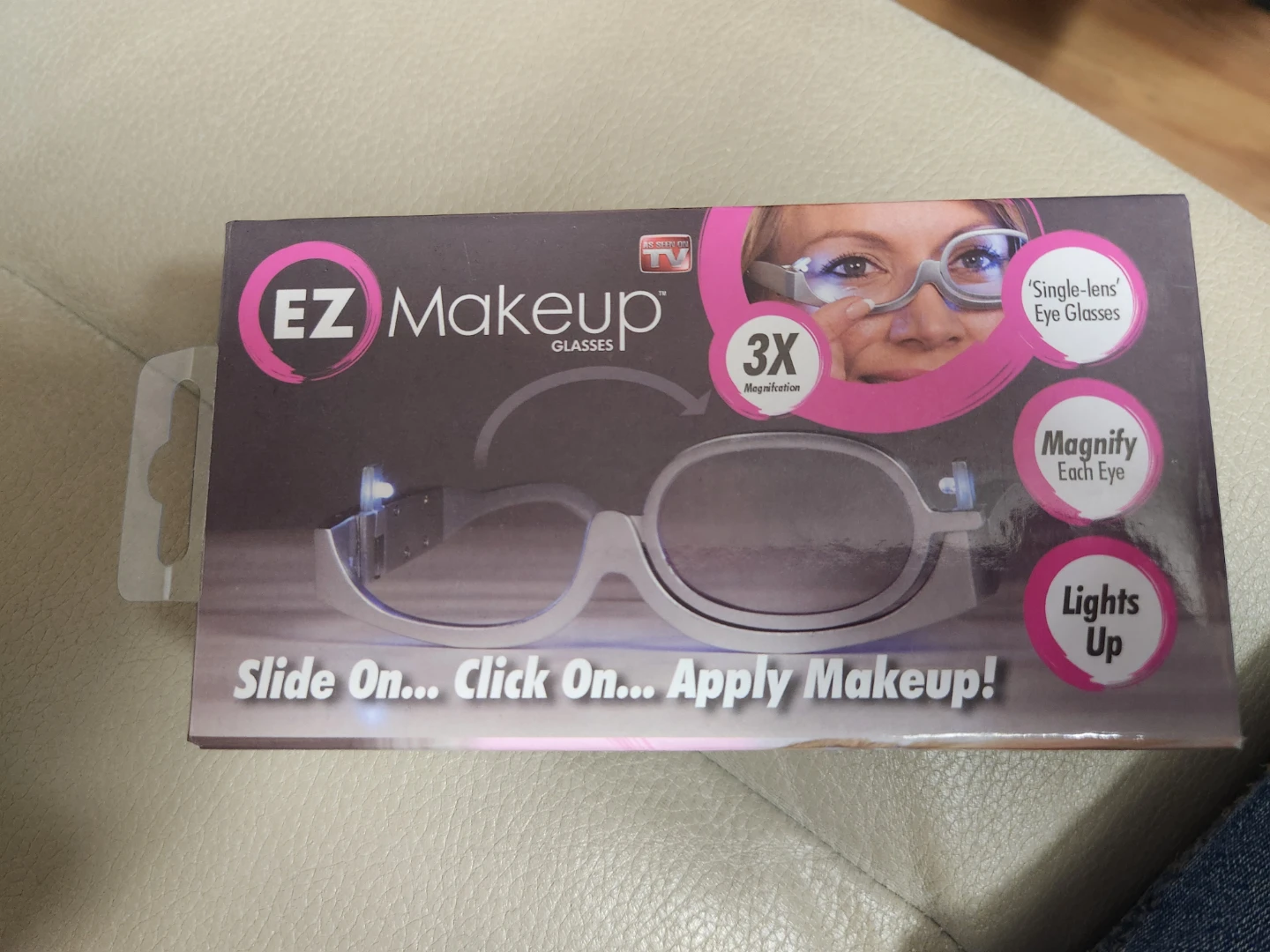 EZ Makeup Glasses 3X Magnification with Lights