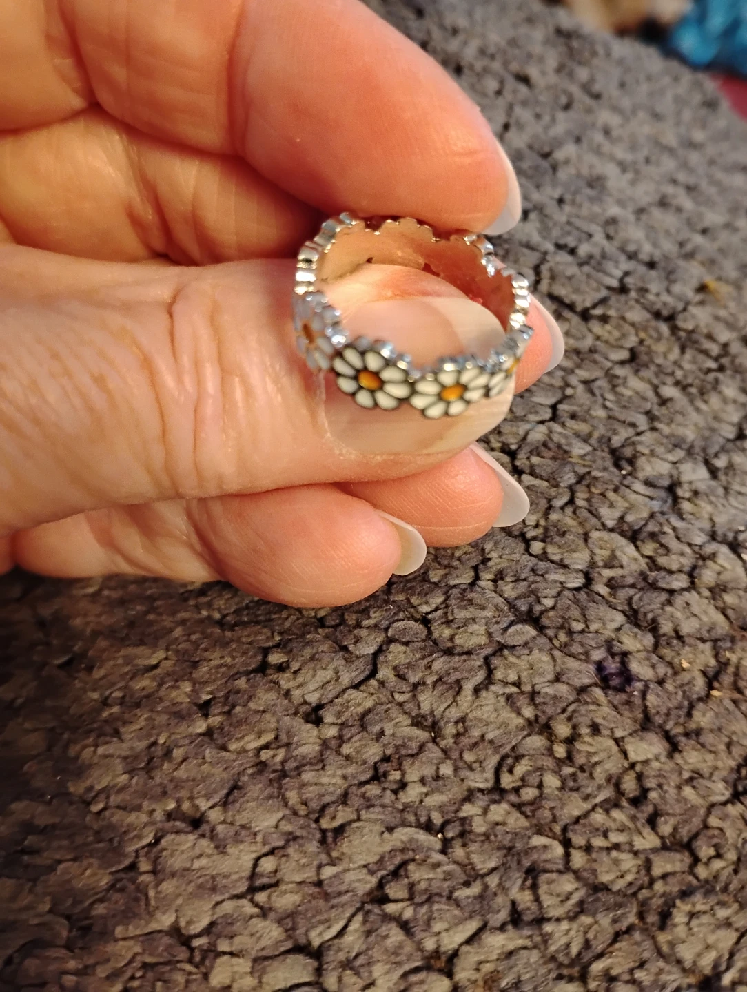 Adjustable Daisy Flower Ring - photo 2