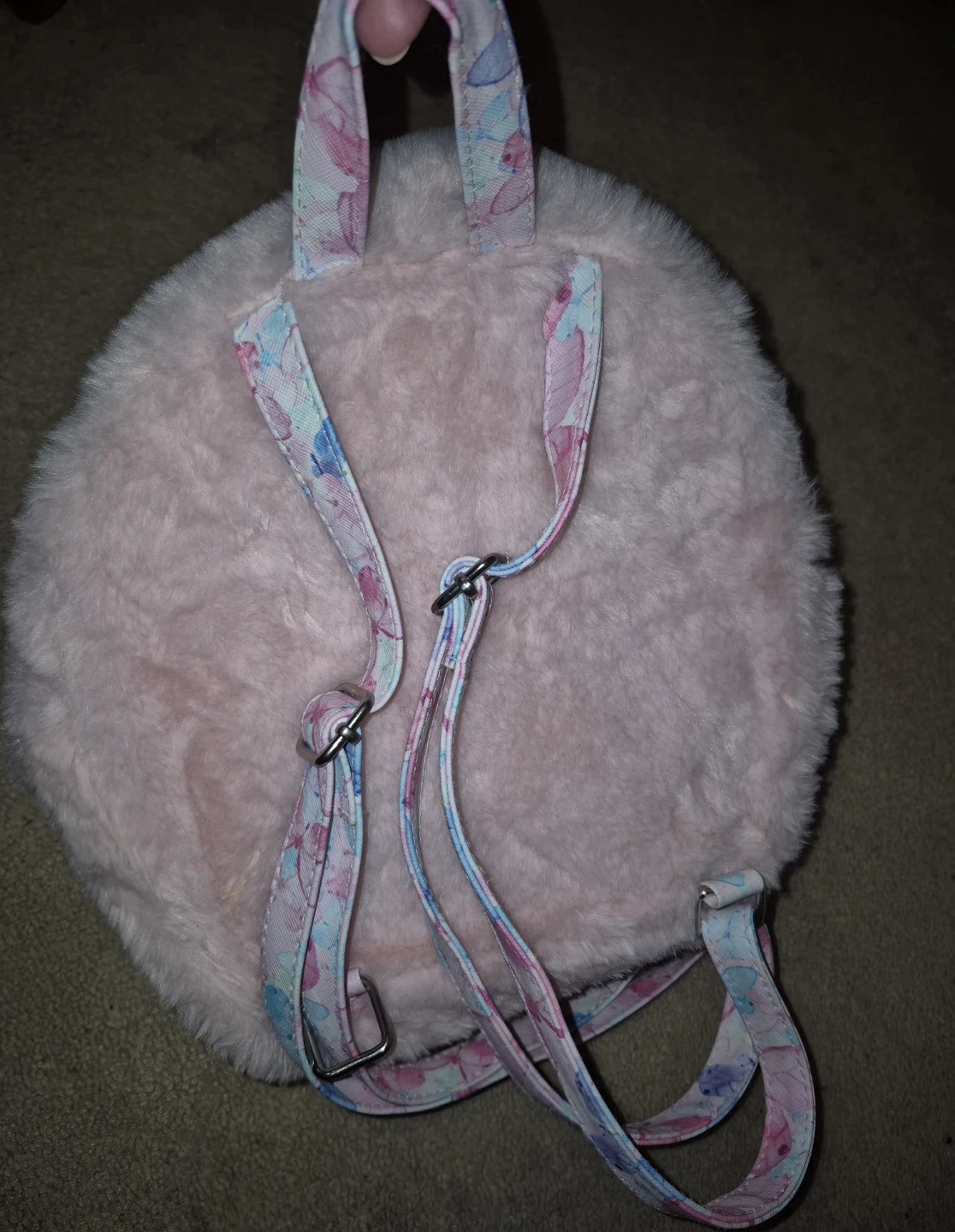 Pink Unicorn Plush Backpack - photo 2