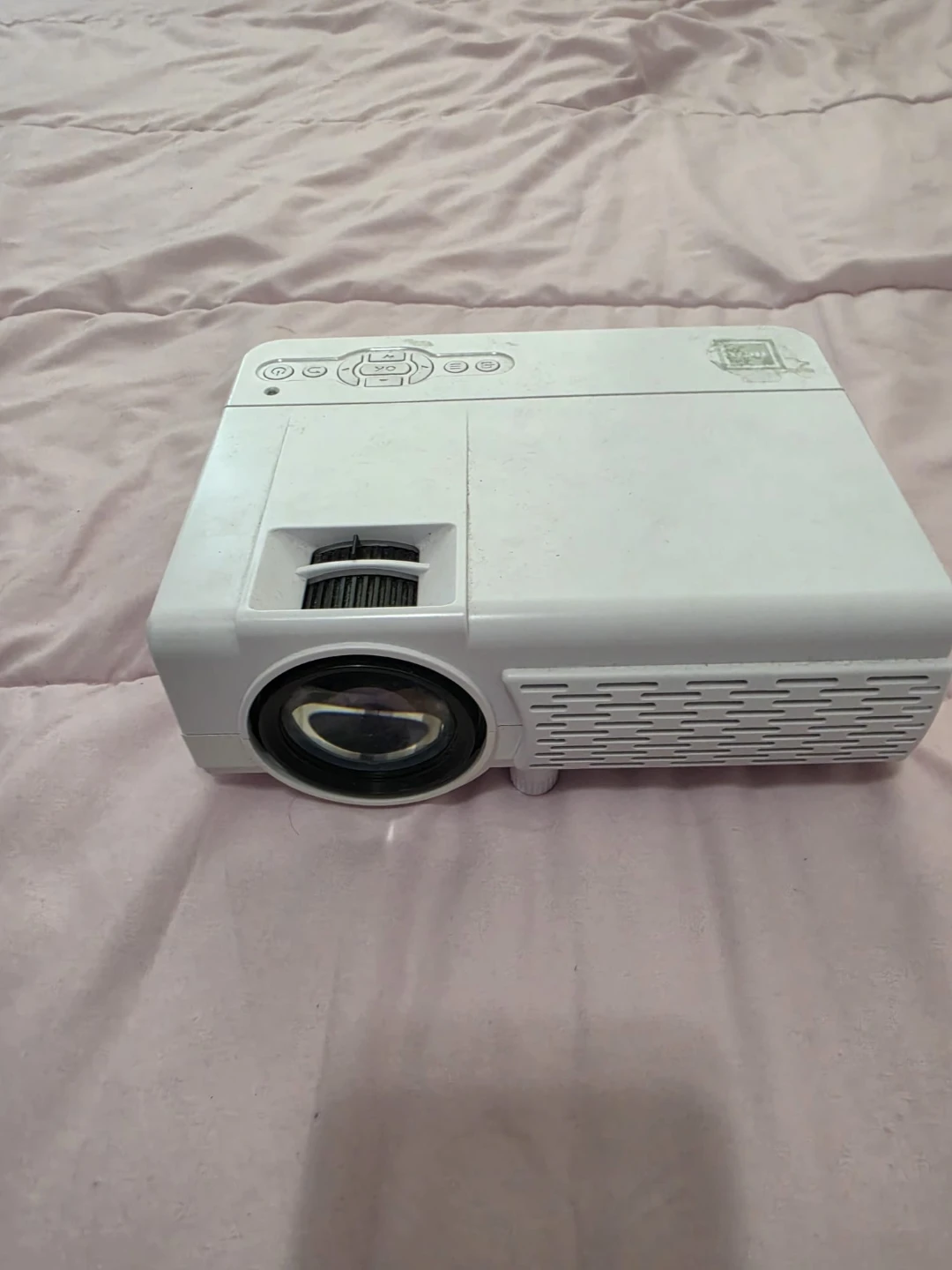 White Portable Projector