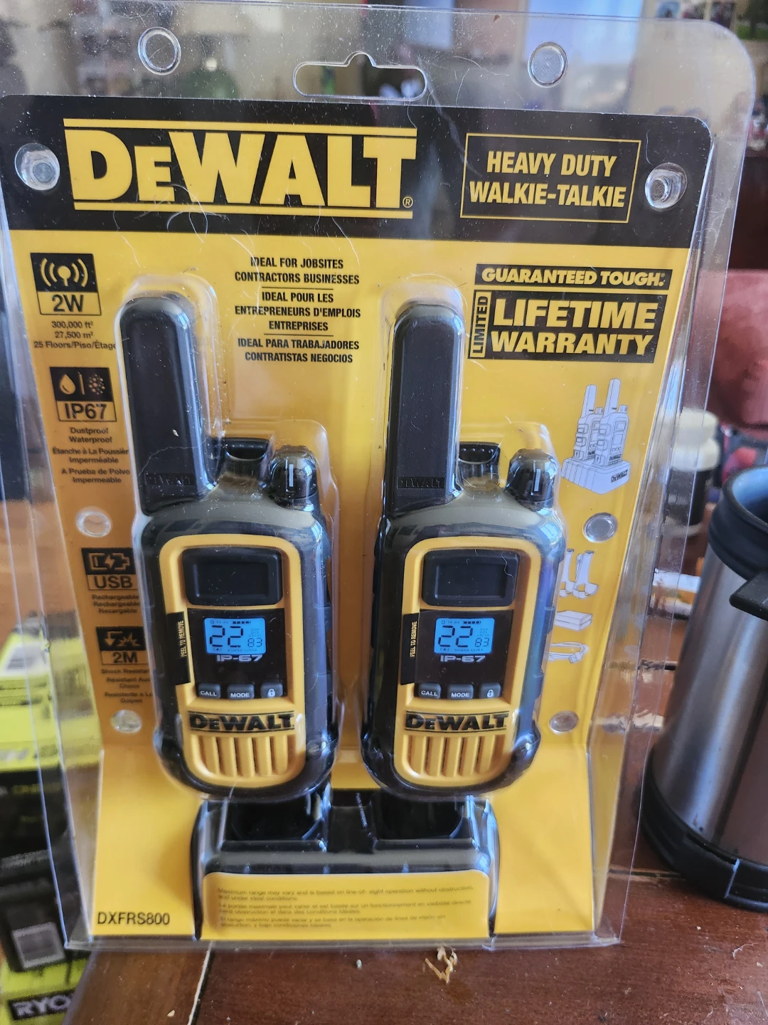 DeWalt Heavy Duty Walkie-Talkies (Pair)