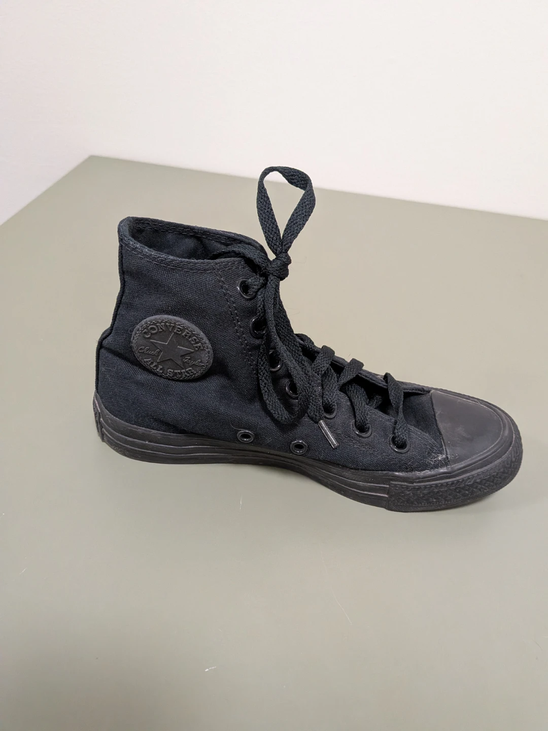 Converse All Star High Top Black Monochrome Sneakers - photo 5