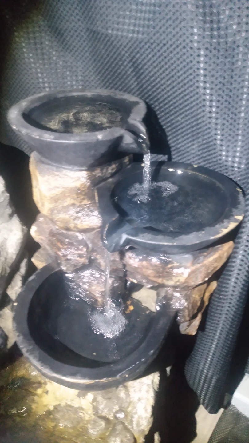 Tiered Rock Water Fountain - photo 3