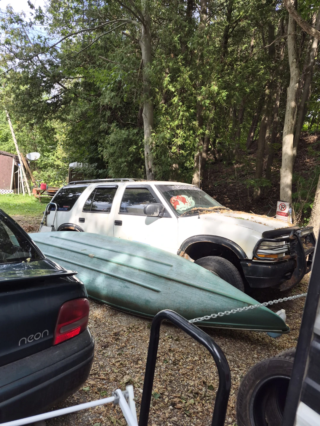 1999 White Chevrolet Blazer SUV