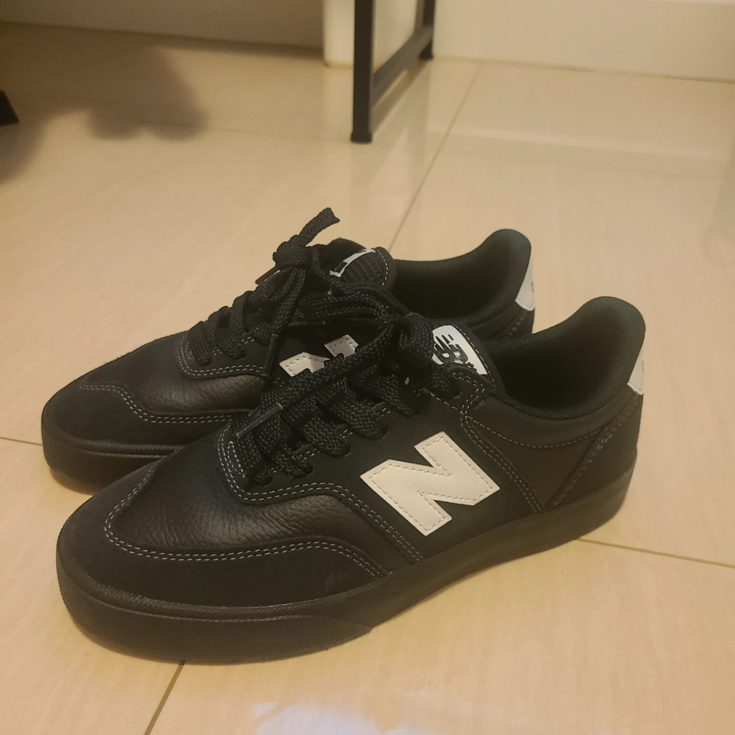 New Balance Black Leather Sneakers - photo 5