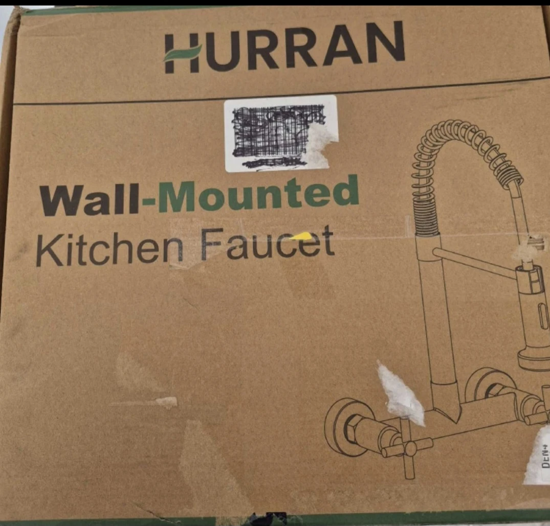 HURRAN 2-Handle Wall-mounted Kitchen Faucet - photo 5
