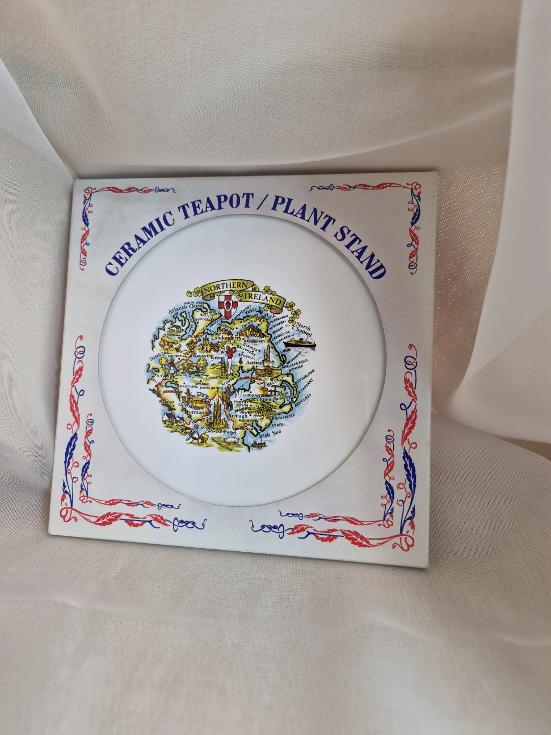 Ceramic Teapot/Plant Stand Northern Ireland Trivet - photo 5