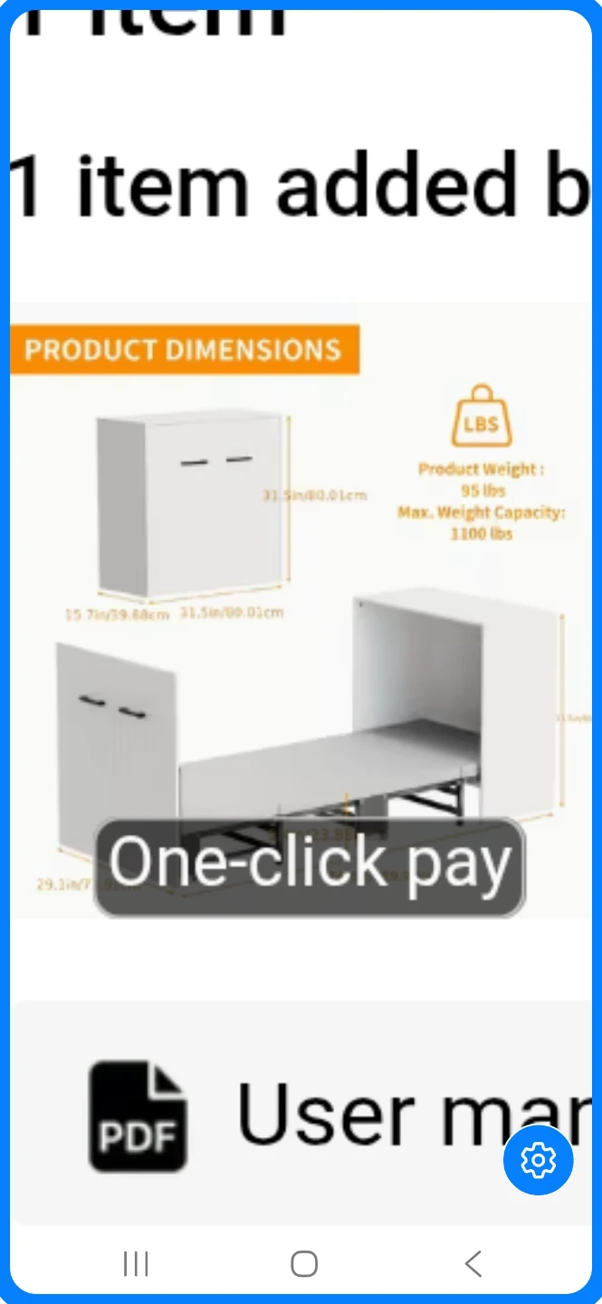 Cabinet Pull Out Bed Frame