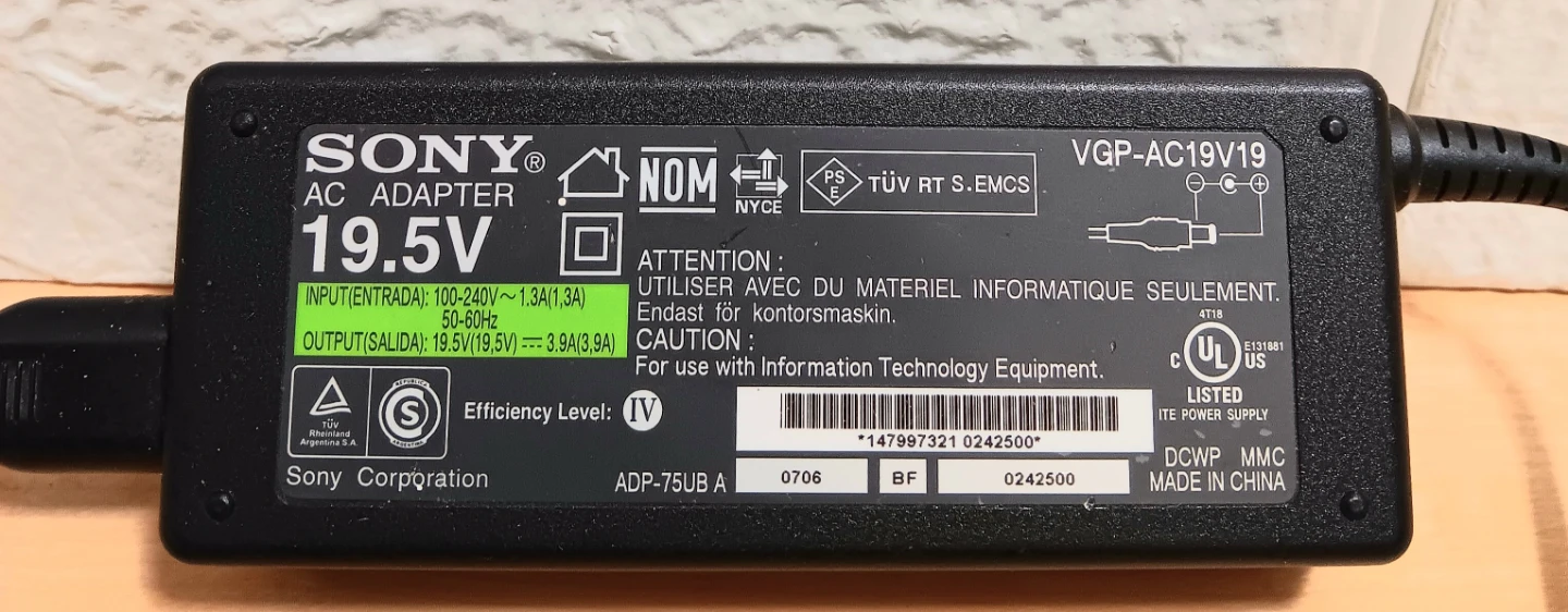 🔌Sony VGP-AC19V19 AC Adapter🔌 - photo 2