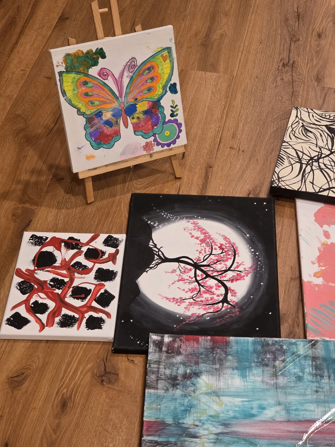 Assorted Art Canvases