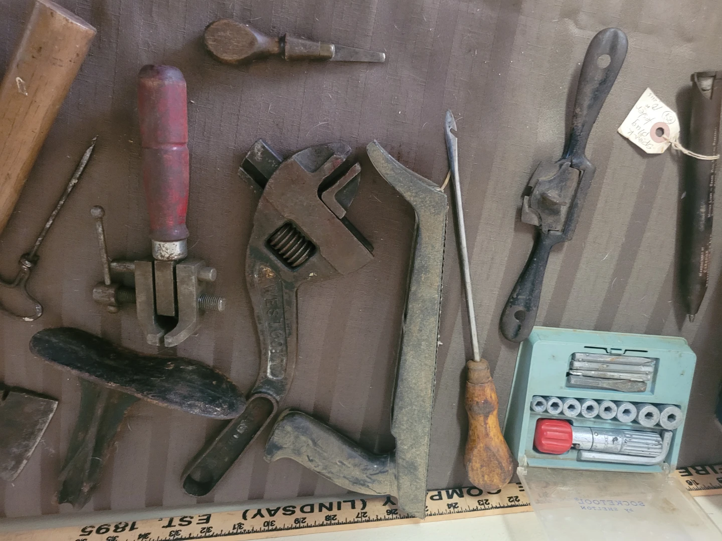 Lot Vintage Hand Tool Collection hatchet Wescott - photo 3