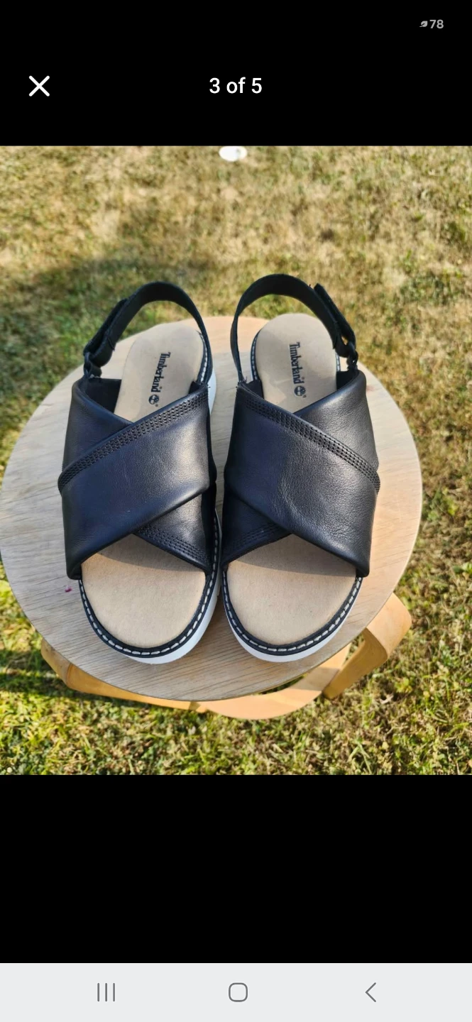 Timberland Women's Safari Dawn Backstrap Sandals Black Size 9.5 - photo 3
