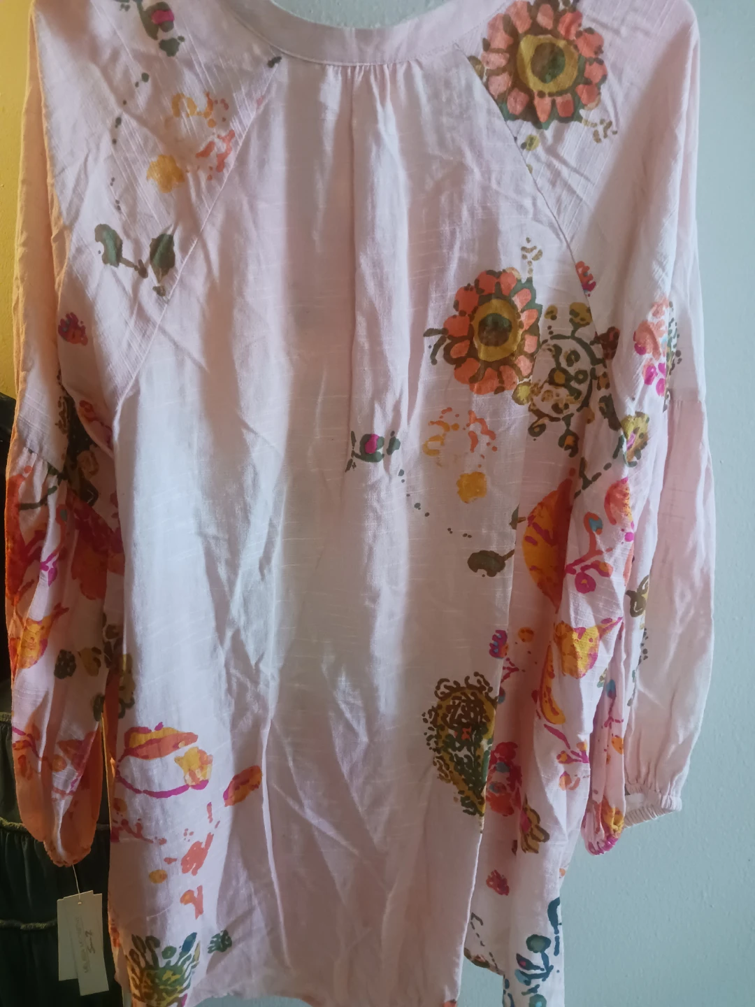 Melissa McCarthy Seven7 Floral Print Tunic Top - photo 3