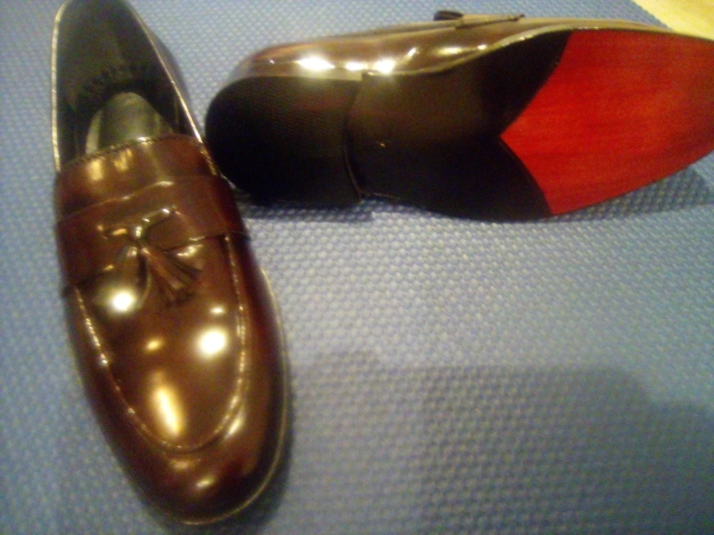 BRAND NEW HAND CRAFTED Brown Tassel Loafers - photo 5