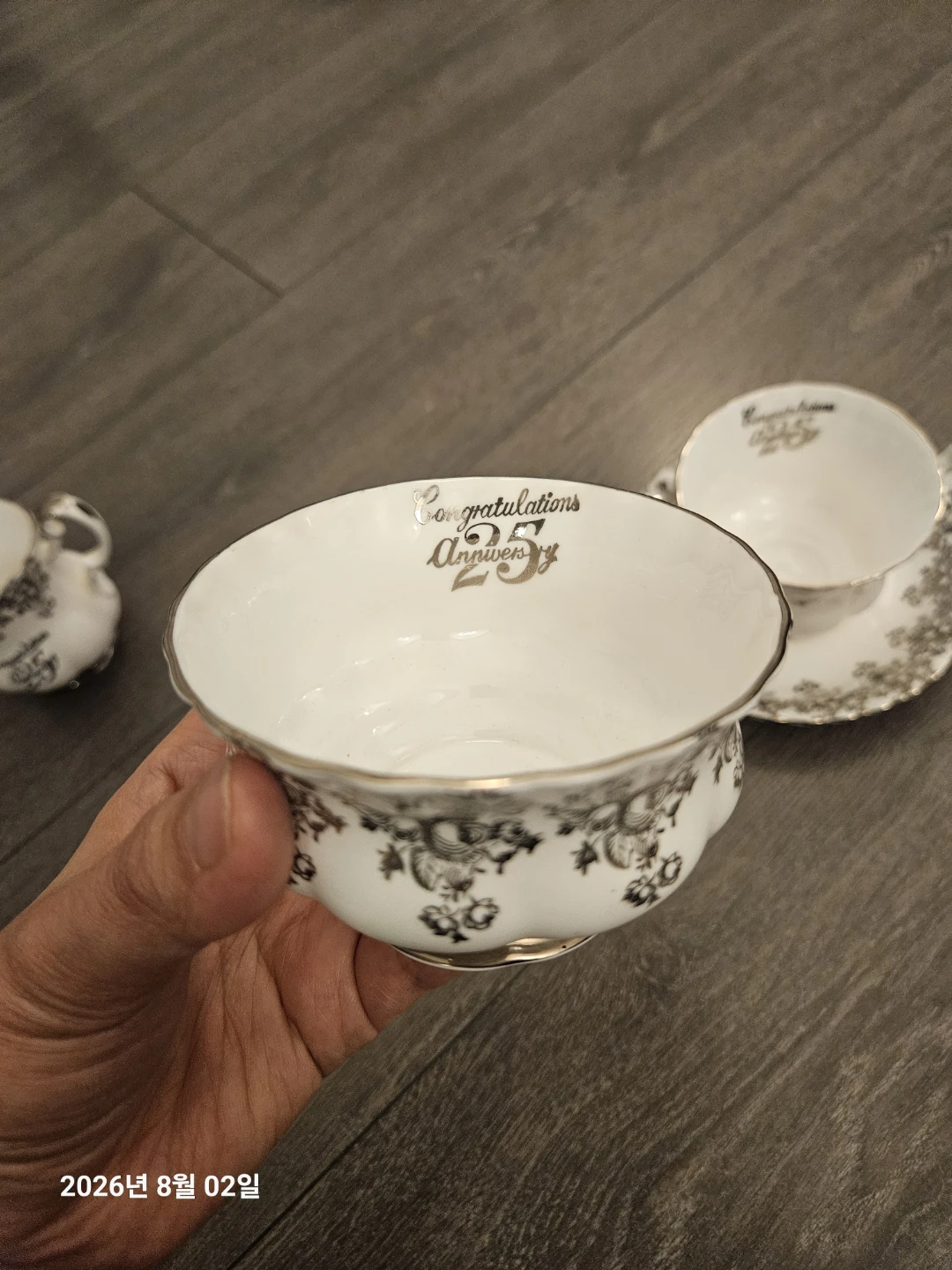 Royal Albert Bone China England 25th Anniversary Tea Set - photo 4