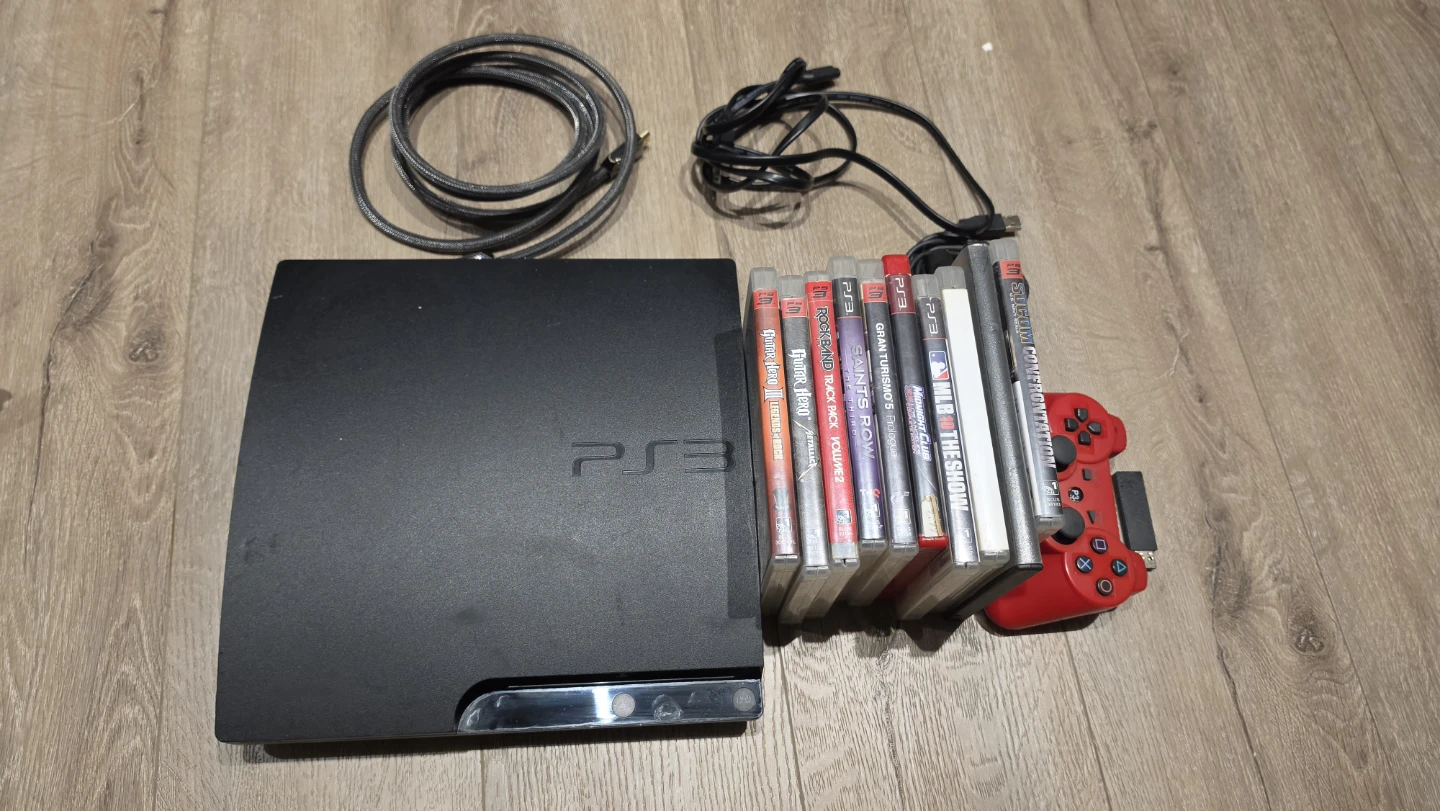 PlayStation 3 CECH-3003A Console with Games and Controller - photo 2