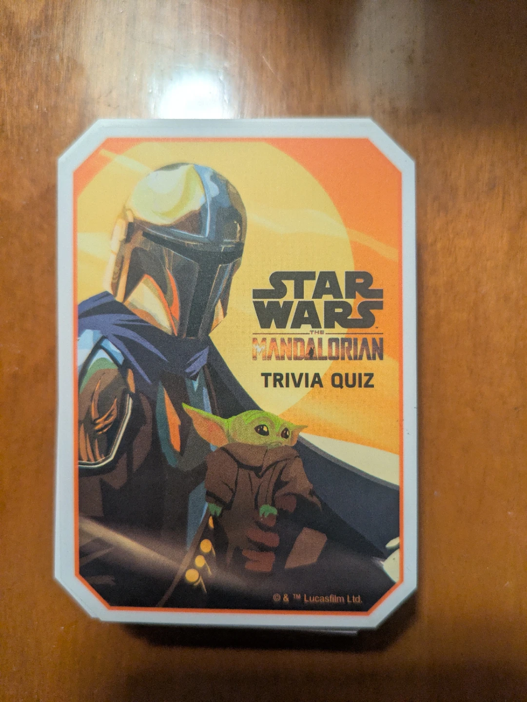 Star Wars The Mandalorian Trivia Quiz Tin - photo 2
