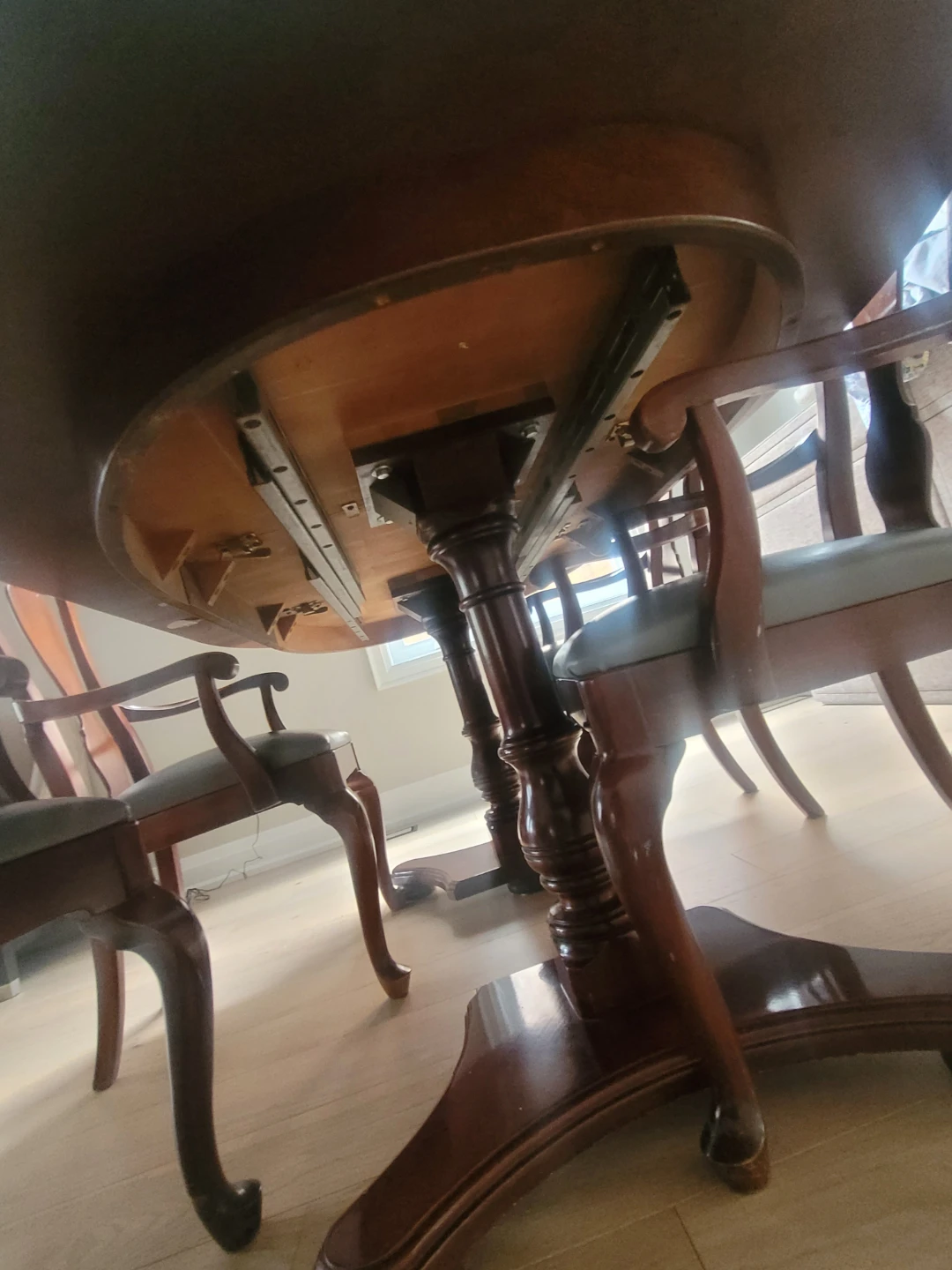 Wooden Dining Table with Chairs - photo 4