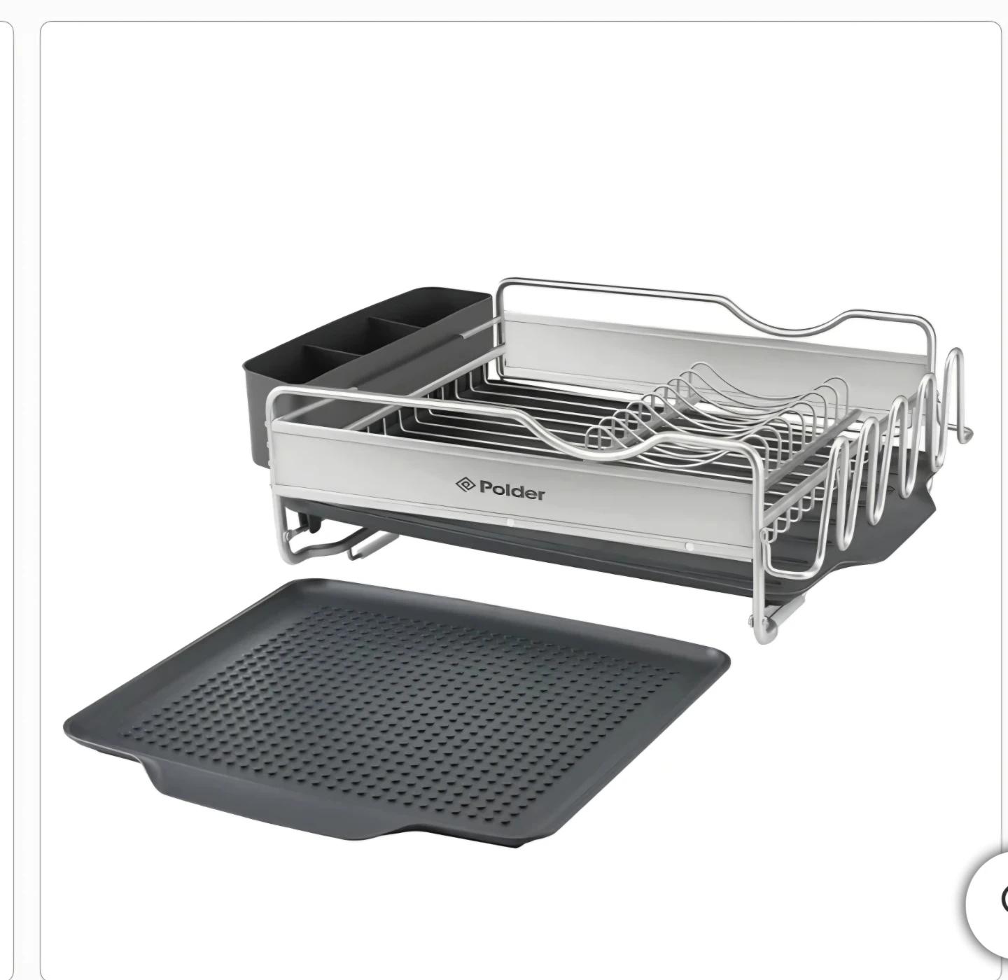 Polder Advantage Aluminum Dish Rack (4 ct) - photo 2