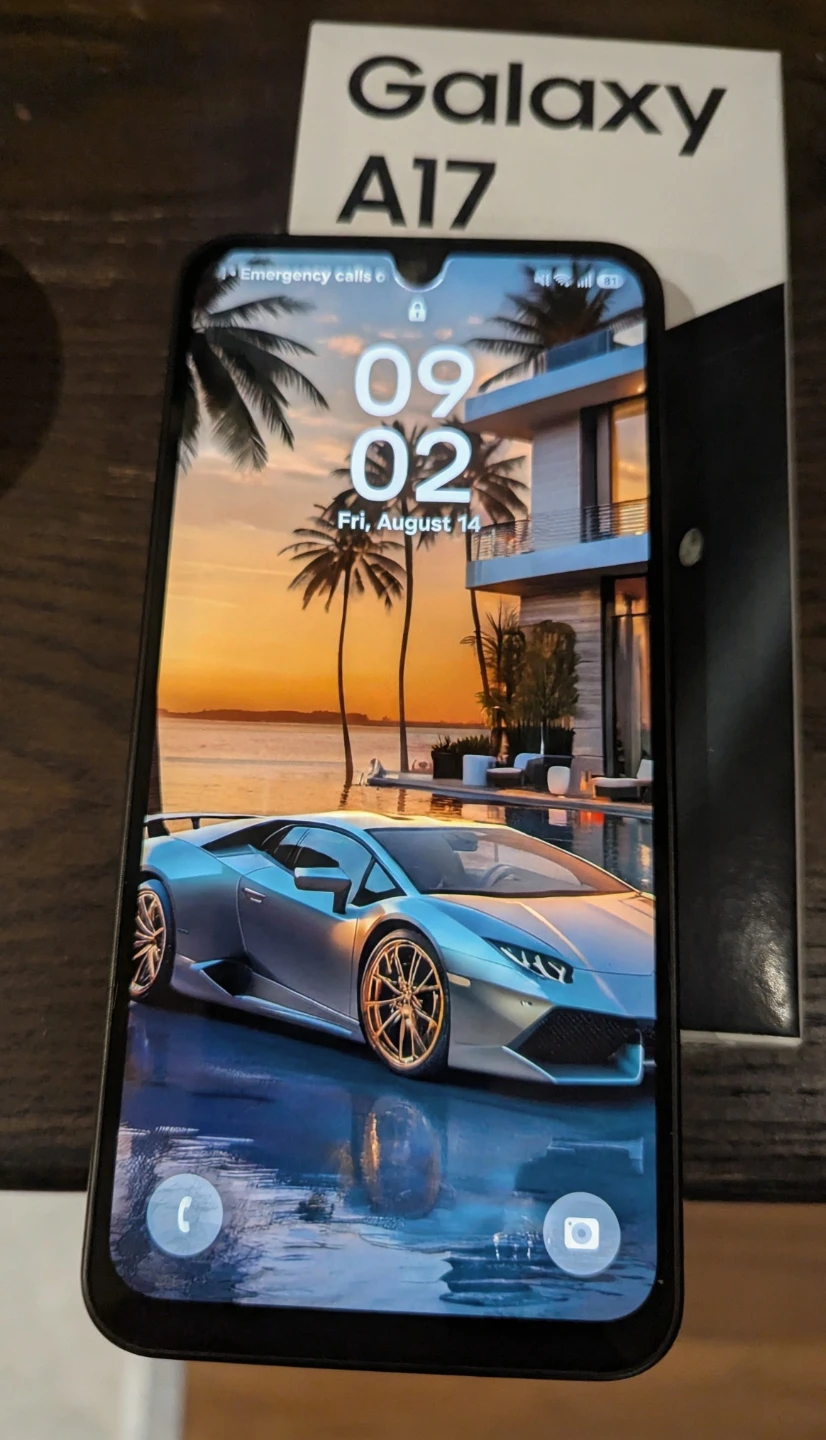 Samsung a17 couple days old 128g dual physical sims